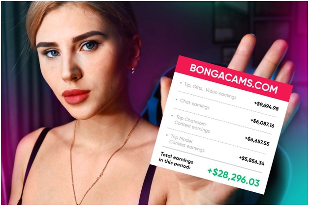 a girl from Washington shares real figures of her income on Bongacams